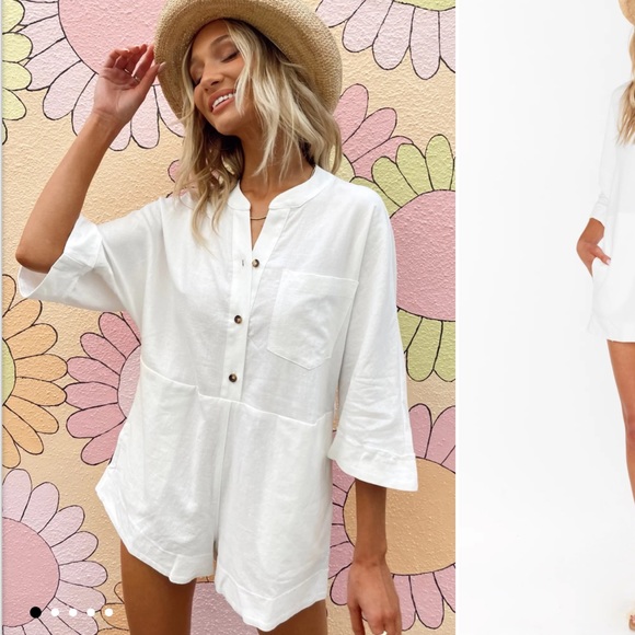 Romper, dress, white tops mostly all size small! - Picture 2 of 13